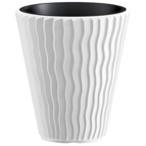 Saksija PROSPERPLAST Sandy 30x33cm bela