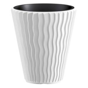 Saksija PROSPERPLAST Sandy 39x44cm bela