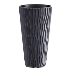 Saksija PROSPERPLAST Sandy slim 30x52cm antracit