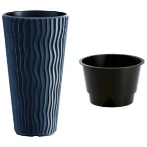 Saksija PROSPERPLAST Sandy slim 40x71cm antracit