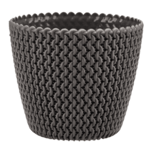 Saksija PROSPERPLAST Splofy 13x11cm antracit