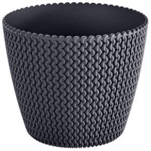 Saksija PROSPERPLAST Splofy 19x16cm antracit