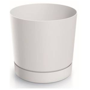 Saksija PROSPERPLAST Tubo 15cm bela