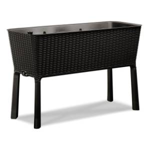 Saksija sa nogarima KETER Easy grow 120l 114x49,3x75,7cm grafit