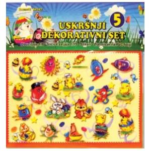 Uskršnji dekorativni set za jaja 5 KGT