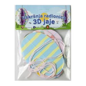 Uskršnjice sličice za jaja radionica 3D KGT 5kom