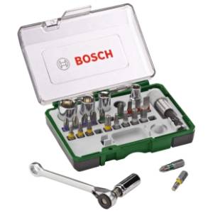 BOSCH 27-delni set bitova i čegrtaljki 2607017160