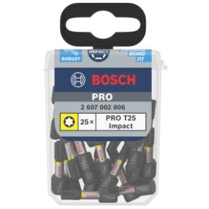 BOSCH Impact bit T25 dužina 25 mm 2607002806 set bitova 25 kom