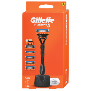 Brijač GILLETTE Fusion5 1kom + drška + 5 dopuna + postolje
