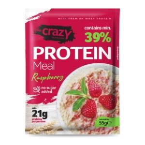 CRAZY NUTRITION proteinska kaša malina 55g