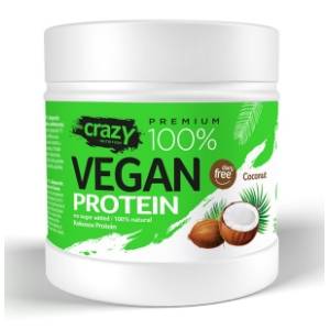 CRAZY NUTRITION vegan protein kokos 300g