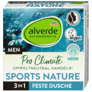 Čvrsti gel za tuširanje ALVERDE Sports nature 60g