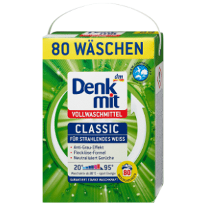 DENKMIT Classic deterdžent za beli veš 80 pranja (5,2kg)
