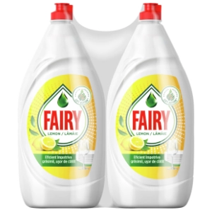 Deterdžent za posuđe FAIRY lemon 2x900ml