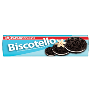 Keks BISCOTELLO sendvič vanila 200g