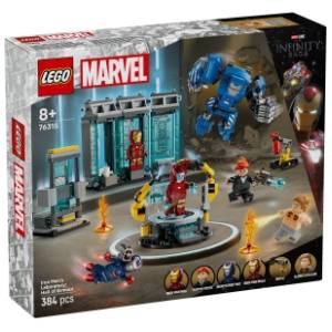 LEGO Marvel Ajronmenova laboratorija dvorana oklopa 76315