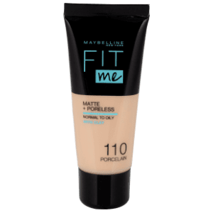 MAYBELLINE Fit me matte tečni puder 110 porcelain 30ml