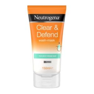 NEUTROGENA Clear & defend 2u1 gel i maska za lice 150ml