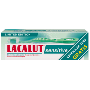 Pasta LACALUT Sensitive 75ml + četkica za zube gratis