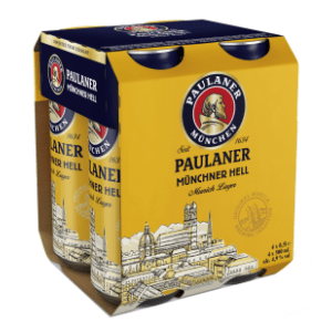 Pivo PAULANER svetlo minhensko 4x0,5l