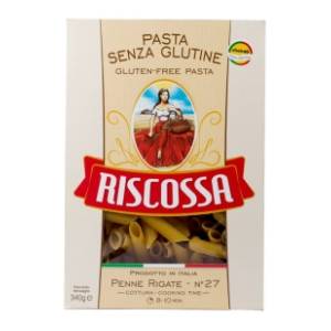 RISCOSSA Penne rigate testenina bez glutena 340g