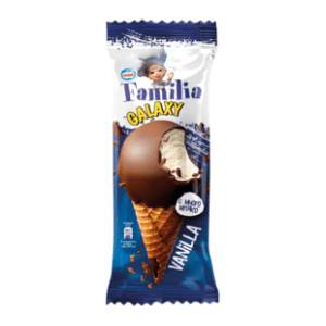 Sladoled FAMILIA Hit vanila kornet 114ml