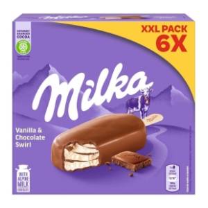 Sladoled MILKA štapić multipack 6x90ml