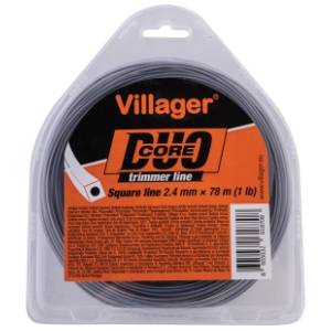 VILLAGER 2.7mm x 62m četvrtasti silk za trimer