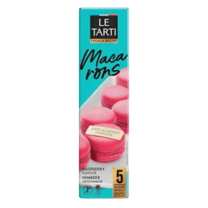 Biskvit LE TARTI Macarons malina 60g
