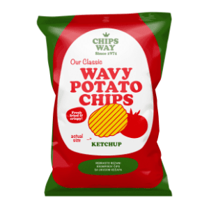 CHIPS WAY Kečap rebrasti 150g