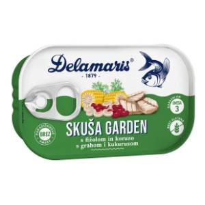 DELAMARIS Garden skuša sa povrćem 125g