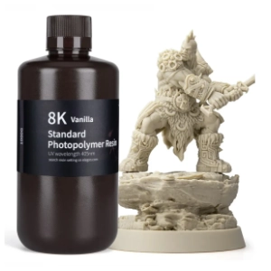 ELEGOO Standard 8K Resin 1kg Vanila za 3D štampač