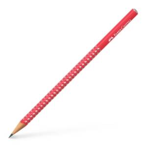 Grafitna olovka FABER CASTELL sparkle HB candy cane red 1kom