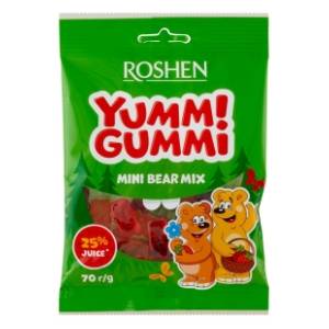 Gumene bombone ROSHEN yummi gummi bear mix 70g