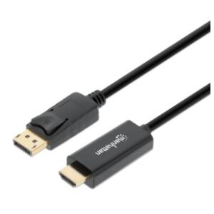 MANHATTAN konverter kabl DisplayPort na HDMI (m/m) 1080/1.8m