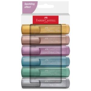 Marker FABER CASTELL textliner metalic 46 8kom