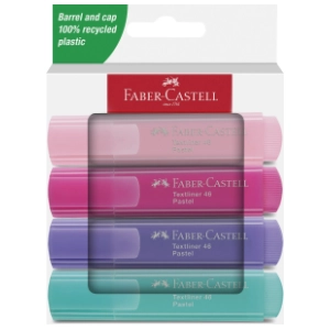 Marker FABER CASTELL textliner pastel 46 4kom