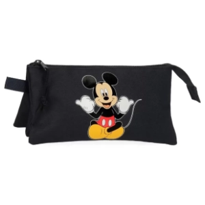 Pernica sa tri pregrade MICKEY Cheerful crna