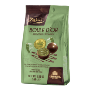 Praline ZAINI Boule d'or pistacio 144g