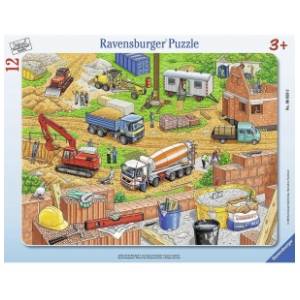 Puzzle Mašine na gradilištu RAVENSBURGER