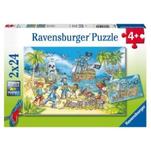 Puzzle Ostrvo avanture 2x24 dela RAVENSBURGER