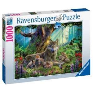 Puzzle Vukovi u šumi RAVENSBURGER