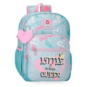 Ranac za školu ENSO Little urban queen 38cm tirkizni