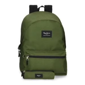 Set ranac i pernica PEPE JEANS Aris zeleni