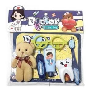 Stomatološki set sa medom na blisteru MILLA TOYS