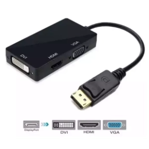VELTEH konverter DisplayPort (m) na HDMI (ž) + VGA (ž) + DVI (ž) KT-D2HVD-59