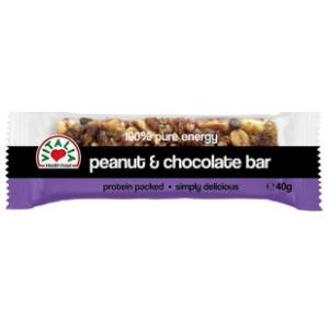 VITALIA Nuts bar kikiriki i crna čokolada 40g
