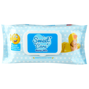 Vlažne maramice SWEET CARE 99% voda 56kom