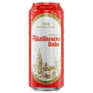 APATINSKO pivo limenka 0,5l