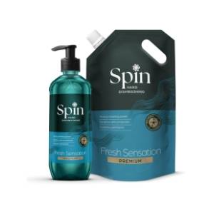 Deterdžent za posuđe SPIN Premium 650ml sa dopunom 1200ml 